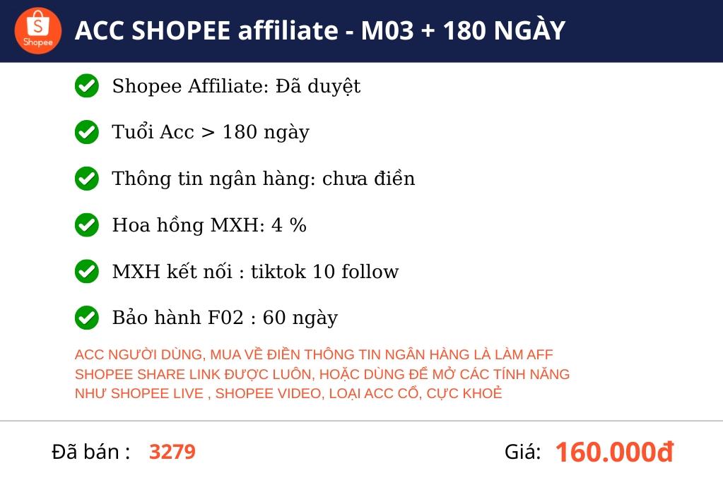 Acc Shopee VIP 2